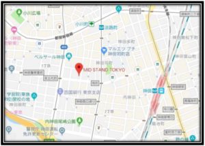 MID　STAND　TOKYO＠神田　MAP